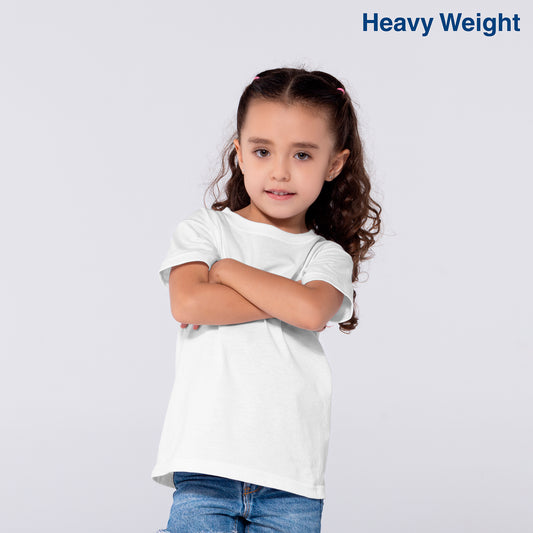 Toddler’s Unisex Heavy Weight Crew Neck Short Sleeve T-Shirt