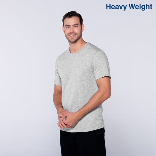 Adult Unisex Heavy Weight Crew Neck Short Sleeve T Shirt