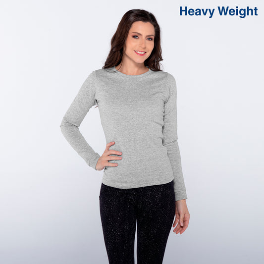 Women’s Crew Neck Long Sleeve Silhouette T-Shirt