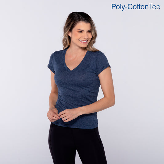 Women’s V-Neck Short Sleeve Silhouette T-Shirt