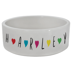 2.36" x 6.1 Sublimatable Ceramic Pet Bowl